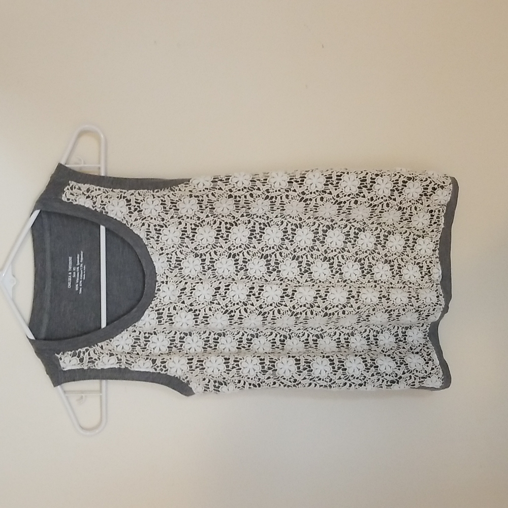 Chelsea & Theodore Lace Tank top